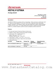 HD74LV1GT66A datasheet pdf Renesas