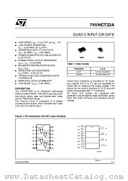 74VHCT32A datasheet pdf ST Microelectronics