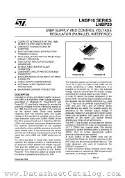 LNBP13 datasheet pdf ST Microelectronics