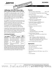 ISL6402A datasheet pdf Intersil