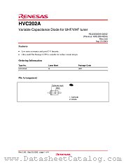 HVC202A datasheet pdf Renesas
