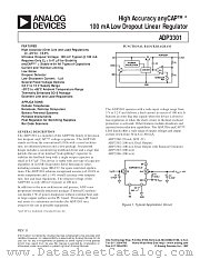 ADP3301ARZ-5-REEL datasheet pdf Analog Devices