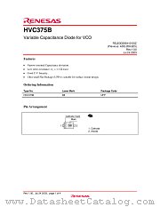 HVC375B datasheet pdf Renesas