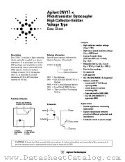 CNY17-3-000E datasheet pdf Agilent (Hewlett-Packard)