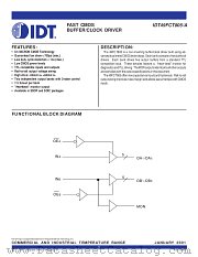 IDT49FCT805PYI datasheet pdf IDT
