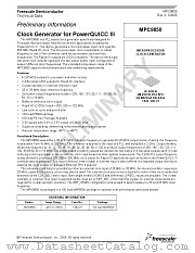 MPC9850 datasheet pdf Freescale (Motorola)