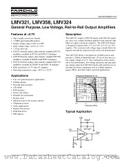 LMV358AMU8X_NL datasheet pdf Fairchild Semiconductor