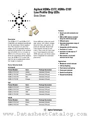 HSMY-C177 datasheet pdf Agilent (Hewlett-Packard)