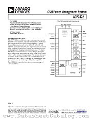 ADP3522XCP-1.8-RL datasheet pdf Analog Devices