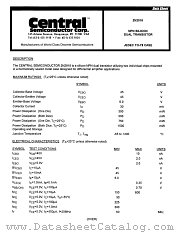 2N2918 datasheet pdf Central Semiconductor