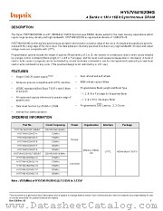 HY57V641620HGT(P)-8(I) datasheet pdf Hynix Semiconductor