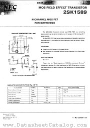 2SK1589-T1B datasheet pdf NEC
