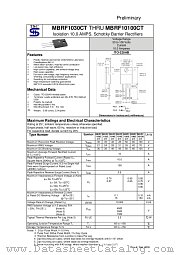 MBRF1045CT datasheet pdf Taiwan Semiconductor