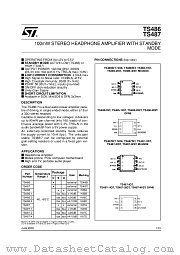TS487IQT datasheet pdf ST Microelectronics
