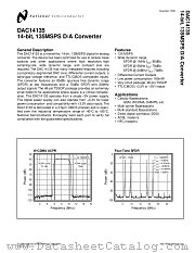 DAC14135MTX datasheet pdf National Semiconductor