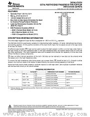 SN74ALVCH374DBR datasheet pdf Texas Instruments