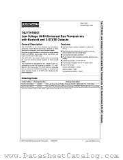 74LVTH16501MEAX datasheet pdf Fairchild Semiconductor
