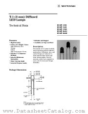 HLMP-1401-D0002 datasheet pdf Agilent (Hewlett-Packard)