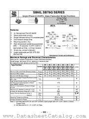 SB604G datasheet pdf Taiwan Semiconductor