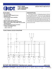 IDT74FCT138ATQ datasheet pdf IDT
