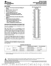 SN74ALVC162834DLR datasheet pdf Texas Instruments