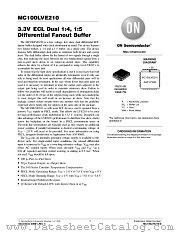 MC100LVE210 datasheet pdf ON Semiconductor