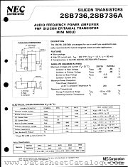 2SB736-T2B datasheet pdf NEC