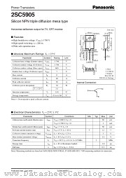 2SC5905 datasheet pdf Panasonic