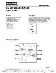 SA555DX datasheet pdf Fairchild Semiconductor