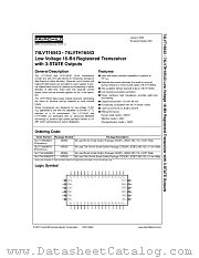 74LVTH16543MTDX datasheet pdf Fairchild Semiconductor