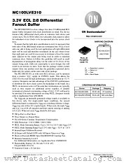MC100LVE310FN datasheet pdf ON Semiconductor