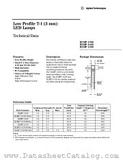 HLMP-1450-B0001 datasheet pdf Agilent (Hewlett-Packard)