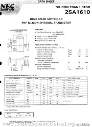 2SA1610-T1 datasheet pdf NEC