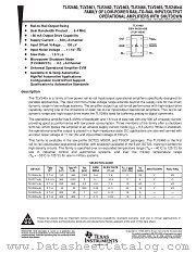 TLV2462MJG datasheet pdf Texas Instruments