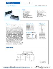 PT6461A datasheet pdf Texas Instruments