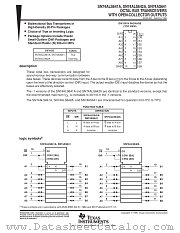 SN74AS641DWR datasheet pdf Texas Instruments
