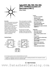 HCPL-253L datasheet pdf Agilent (Hewlett-Packard)