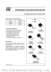 STPS3045C datasheet pdf ST Microelectronics