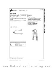 5962R8766401SA(54ACT573FMQB-RH) datasheet pdf National Semiconductor