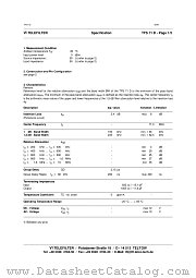 TFS71D datasheet pdf Vectron