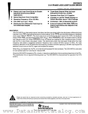 CDCV857AGQLR datasheet pdf Texas Instruments