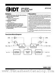 IDT7014S20J8 datasheet pdf IDT