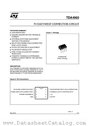 TDA4950 datasheet pdf ST Microelectronics
