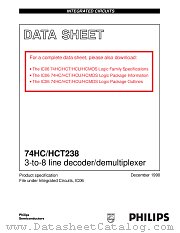74HC238DB datasheet pdf Philips