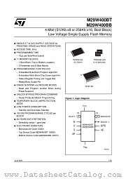 M29W400BT55N1AT datasheet pdf ST Microelectronics