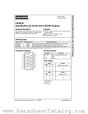 74FR244PC datasheet pdf Fairchild Semiconductor
