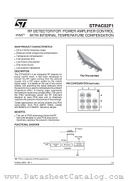 STPAC02F1 datasheet pdf ST Microelectronics