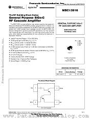 MBC13916 datasheet pdf Freescale (Motorola)