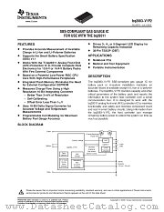 BQ2083DBT datasheet pdf Texas Instruments