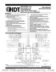 IDT70T3599S133DR datasheet pdf IDT